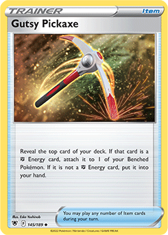 Gutsy Pickaxe 145/189 Pokémon card from Astral Radiance for sale at best price