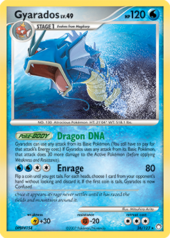 Gyarados 26/123 Pokémon card from Mysterious Treasures for sale at best price