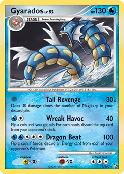 Gyarados 19/100 Pokémon card from Stormfront for sale at best price
