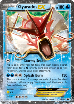 Promo Pokémon card Gyarados EX XY106 from XY Promos expansion