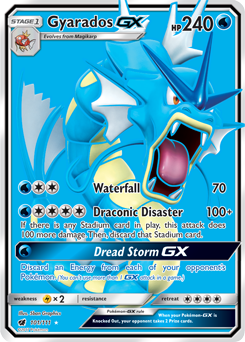 Gyarados GX 101/111 Pokémon card from Crimson Invasion for sale at best price