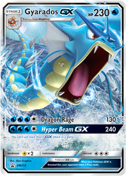 Gyarados GX SM212 Pokémon card from Sun and Moon Promos for sale at best price