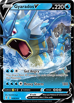 Gyarados V 28/203 Pokémon card from Evolving Skies for sale at best price