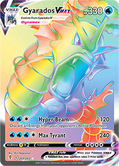 Gyarados VMAX 207/203 Pokémon card from Evolving Skies for sale at best price