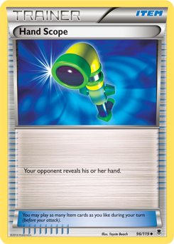 Hand Scope 96/119 Pokémon card from Phantom Forces for sale at best price