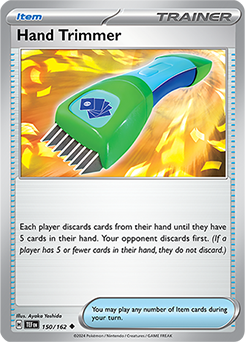 Hand Trimmer 150/162 Pokémon card from Temporal Forces for sale at best price
