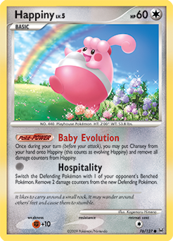 Happiny 76/127 Pokémon card from Platinuim for sale at best price