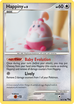 Carte Pokémon Happiny 14/17 de la série POP 8 en vente au meilleur prix