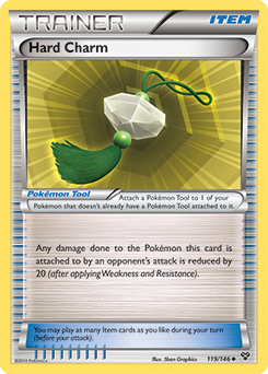Uncommon Pokémon card Hard Charm 119/146 from X&Y expansion
