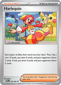Uncommon Pokémon card Harlequin 83/86 from White Flare expansion