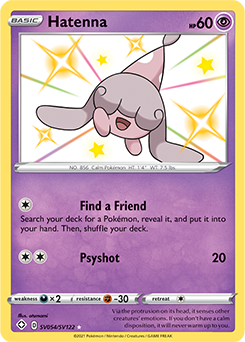 Hatenna SV054/SV122 Pokémon card from Shining Fates for sale at best price