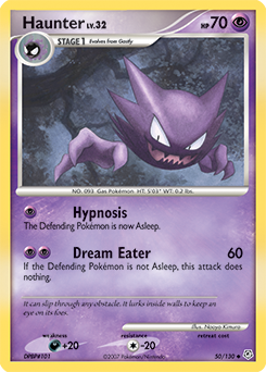 Haunter 50/130 Pokémon card from Diamond & Pearl for sale at best price