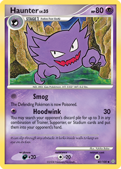 Haunter 40/100 Pokémon card from Stormfront for sale at best price