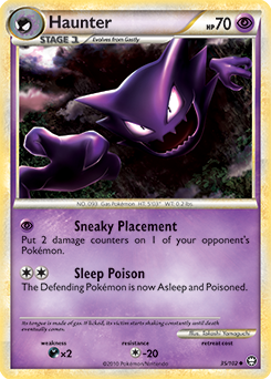 Haunter 35/102 Pokémon card from Triumphant for sale at best price