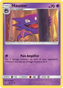 Haunter 37/111 Pokémon card from Crimson Invasion for sale at best price