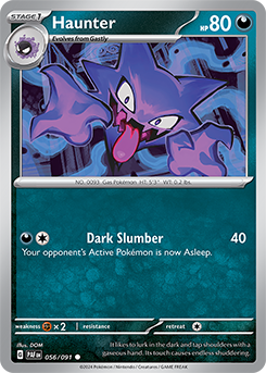 Haunter 56/91 Pokémon card from Paldean fates for sale at best price