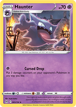 Haunter 065/196 Pokémon card from Lost Origin for sale at best price