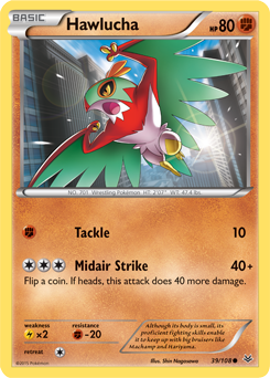 Hawlucha 39/108 Pokémon card from Roaring Skies for sale at best price