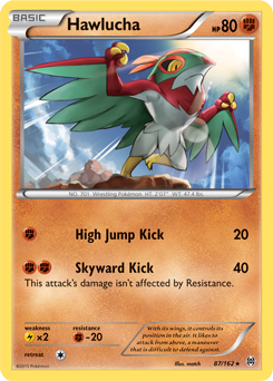 Hawlucha 87/162 Pokémon card from Breakthrough for sale at best price