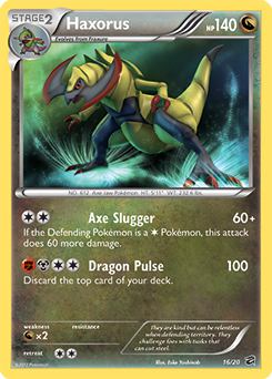 Haxorus 16/20 Pokémon card from Dragon Vault for sale at best price
