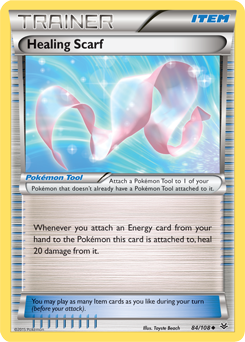 Healing Scarf 84/108 Pokémon card from Roaring Skies for sale at best price