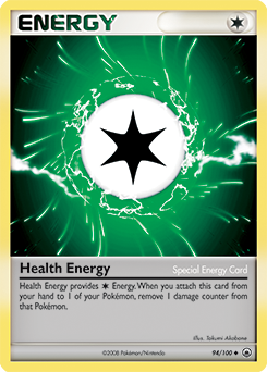 Uncommon Pokémon card Health Energy 94/100 from Majestic Dawn expansion