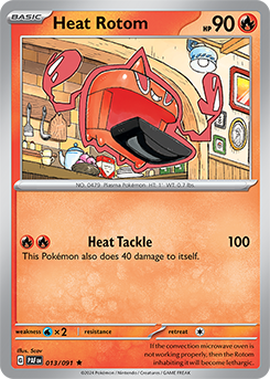 Heat Rotom 13/91 Pokémon card from Paldean fates for sale at best price