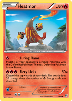 Heatmor 23/135 Pokémon card from Plasma Storm for sale at best price