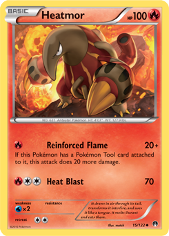 Heatmor 15/122 Pokémon card from Breakpoint for sale at best price