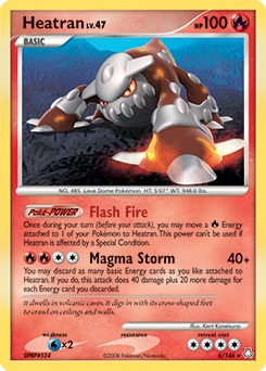 Heatran 6/146 Pokémon card from Legends Awakened for sale at best price