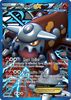 Heatran EX 109/116 Pokémon card from Plasma Freeze for sale at best price