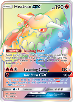 Heatran GX 238/236 Pokémon card from Unified Minds for sale at best price