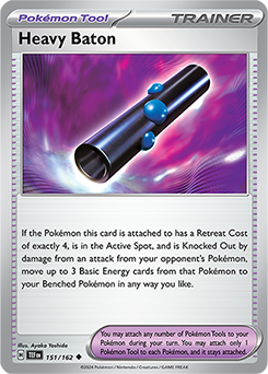 Heavy Baton 151/162 Pokémon card from Temporal Forces for sale at best price