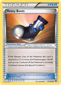 Heavy Boots 141/162 Pokémon card from Breakthrough for sale at best price