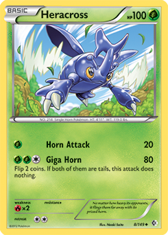 Heracross 8/149 Pokémon card from Boundaries Crossed for sale at best price