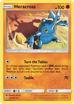 Heracross 107/236 Pokémon card from Unified Minds for sale at best price