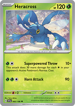 Heracross 002/198 Pokémon card from Scarlet & Violet for sale at best price