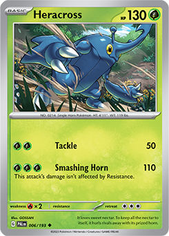 Heracross 006/193 Pokémon card from Paldea Evolved for sale at best price