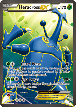 Heracross EX 105/111 Pokémon card from Furious Fists for sale at best price