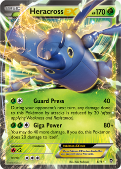 Heracross EX 4/111 Pokémon card from Furious Fists for sale at best price