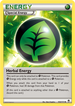 Herbal Energy 103/111 Pokémon card from Furious Fists for sale at best price