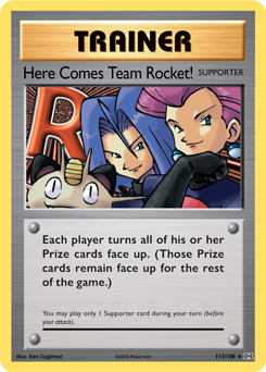 Here Comes Team Rocket! 113/108 Pokémon card from Evolutions for sale at best price