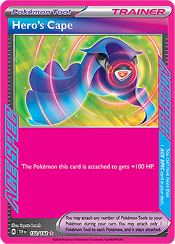 Hero's Cape 152/162 Pokémon card from Temporal Forces for sale at best price