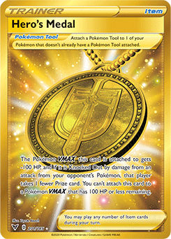 Hero s Medal 201/185 Pokémon card from Vivid Voltage for sale at best price