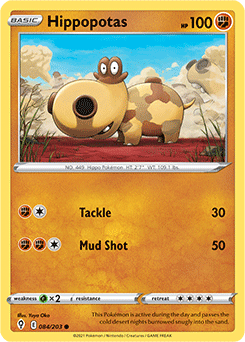 Hippopotas 84/203 Pokémon card from Evolving Skies for sale at best price