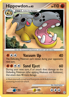 Hippowdon 29/130 Pokémon card from Diamond & Pearl for sale at best price