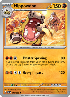 Hippowdon 40/88 Pokémon card from Perfect Order for sale at best price