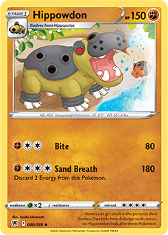 Hippowdon 080/189 Pokémon card from Astral Radiance for sale at best price