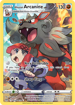 Hisuian Arcanine TG08/TG30 Pokémon card from Lost Origin for sale at best price