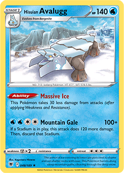 Hisuian Avalugg 048/189 Pokémon card from Astral Radiance for sale at best price